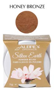 Aubrey Organics Silken Earth Powder Blush - Honey Bronze