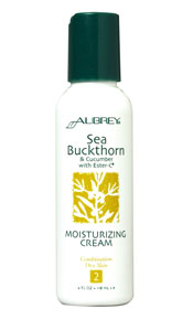 Aubrey Organics Combination Dry Skin Sea Buckthorne Cucumber Moisturizing Cream