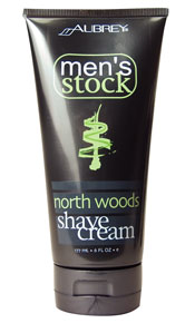 Aubrey Organics Mens Stock North Woods Shave Cream